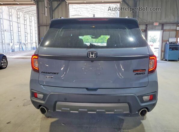 5FNYF8H65NB010976 2022 HONDA PASSPORT Gray უკანა ხედი