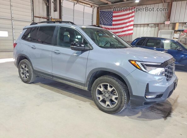 5FNYF8H65NB010976 2022 HONDA PASSPORT Gray წინა მარჯვენა