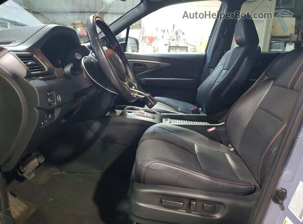 5FNYF8H65NB010976 2022 HONDA PASSPORT Gray წინა სალონის ხედი