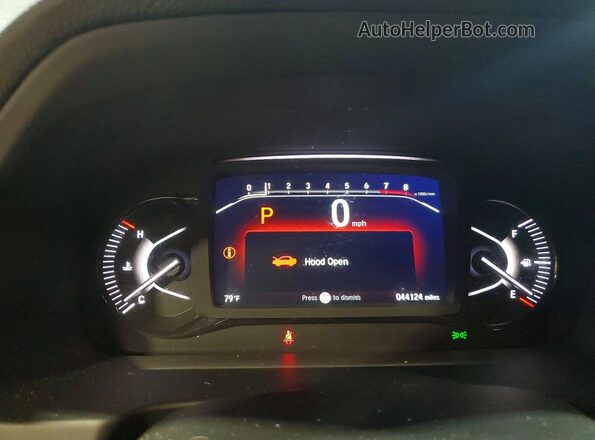 5FNYF8H65NB010976 2022 HONDA PASSPORT Gray ხელსაწყოთა პანელის ხედი