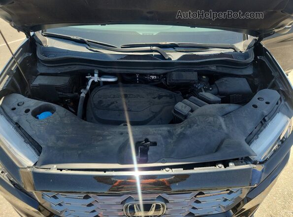 5FNYF8H66PB000170 2023 HONDA PASSPORT Black Вид підкапотного простору