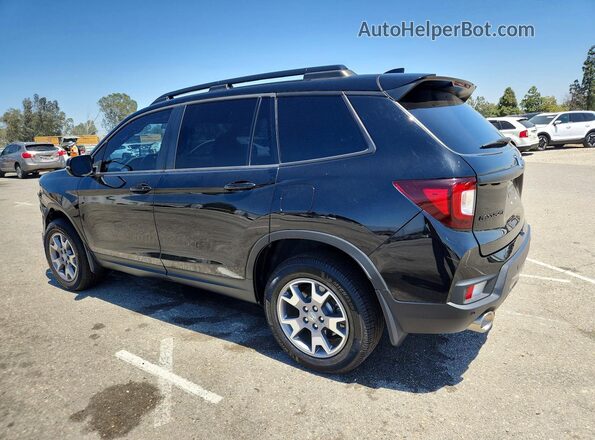 5FNYF8H66PB000170 2023 HONDA PASSPORT Black Задня ліва чверть