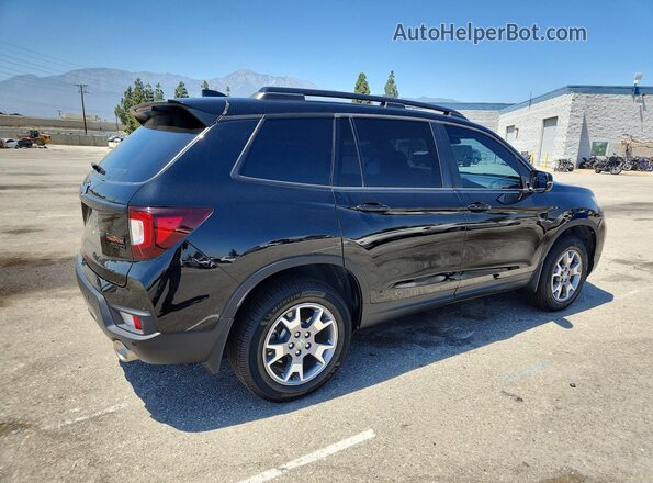 5FNYF8H66PB000170 2023 HONDA PASSPORT Black Задня права чверть