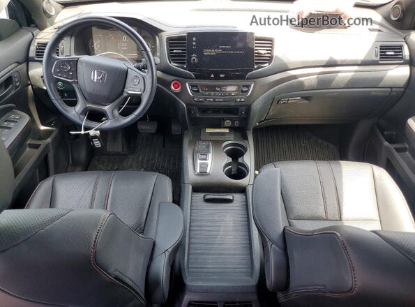 5FNYF8H67PB014028 2023 HONDA PASSPORT Black Вид панелі приладів