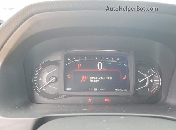 5FNYF8H6XRB018089 2024 HONDA PASSPORT Blue Вид щитка приладів