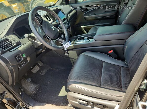5FNYF8H89RB009935 2024 HONDA PASSPORT Black Widok wnętrza z przodu