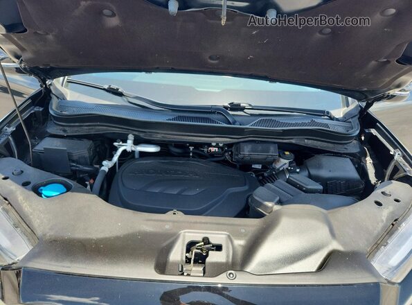 5FNYF8H89RB009935 2024 HONDA PASSPORT Black Widok komory silnika