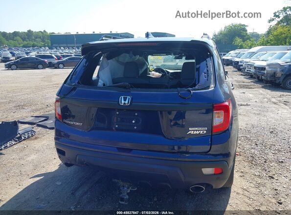 5FNYF8H90MB022235 2021 HONDA PASSPORT Blue 