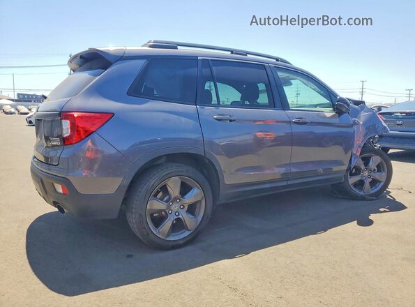 5FNYF8H91MB041313 2021 HONDA PASSPORT Gray Tył prawy