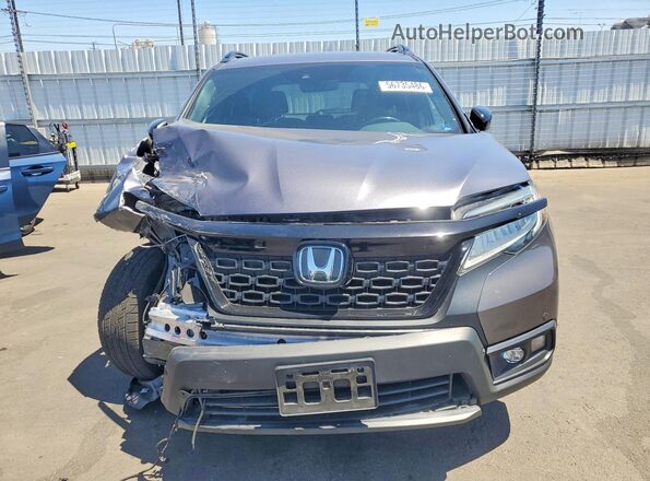 5FNYF8H91MB041313 2021 HONDA PASSPORT Gray Widok z przodu