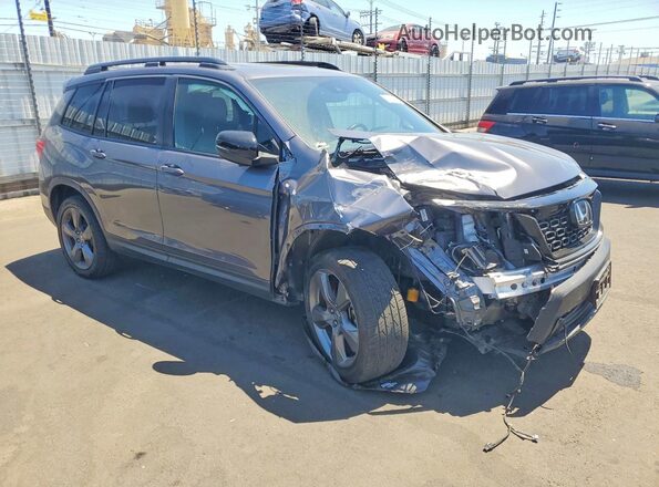 5FNYF8H91MB041313 2021 HONDA PASSPORT Gray Przód prawy