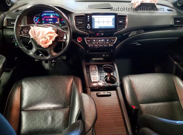 5FNYF8H94MB008175 2021 HONDA PASSPORT Maroon Widok deski rozdzielczej
