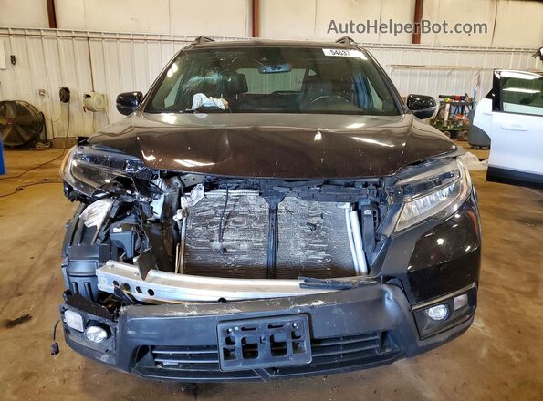 5FNYF8H94MB008175 2021 HONDA PASSPORT Maroon Widok z przodu