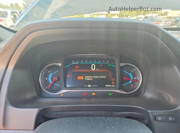 5FNYF8H96MB022515 2021 HONDA PASSPORT Black ხელსაწყოთა პანელის ხედი