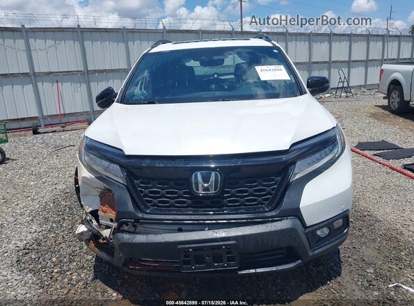 5FNYF8H97LB013143 2020 HONDA PASSPORT White წინა პანელის ხედი