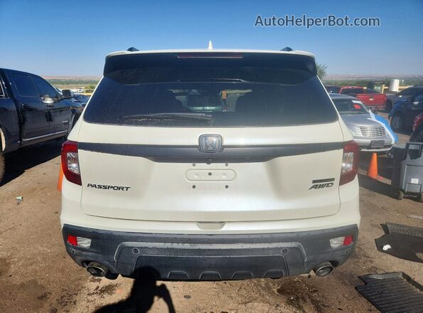 5FNYF8H98KB001274 2019 HONDA PASSPORT White Вид ззаду