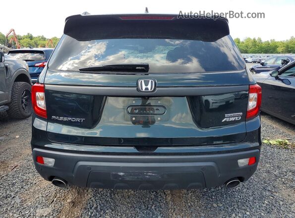5FNYF8H98KB028572 2019 HONDA PASSPORT Black Widok z tyłu