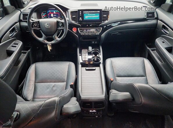 5FNYF8H9XKB001423 2019 HONDA PASSPORT Black Առջևի վահանակի տեսք