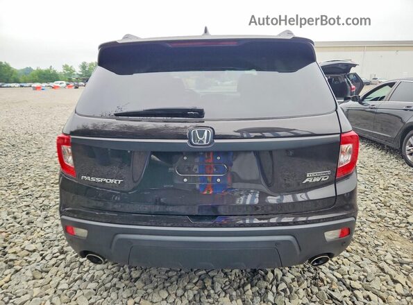 5FNYF8H9XKB001423 2019 HONDA PASSPORT Black Հետևի տեսք