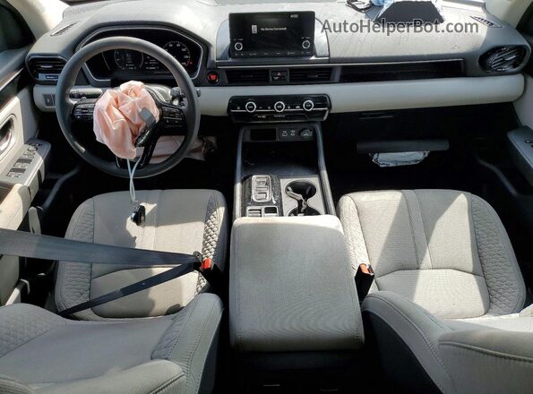 5FNYG1H29PB023671 2023 HONDA PILOT White Вид панелі приладів