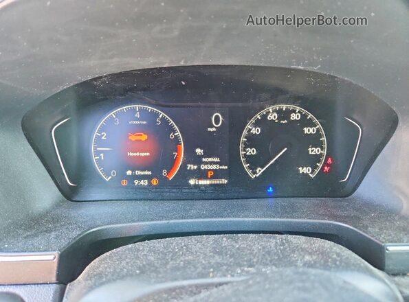 5FNYG1H45PB016699 2023 HONDA PILOT White ხელსაწყოთა პანელის ხედი