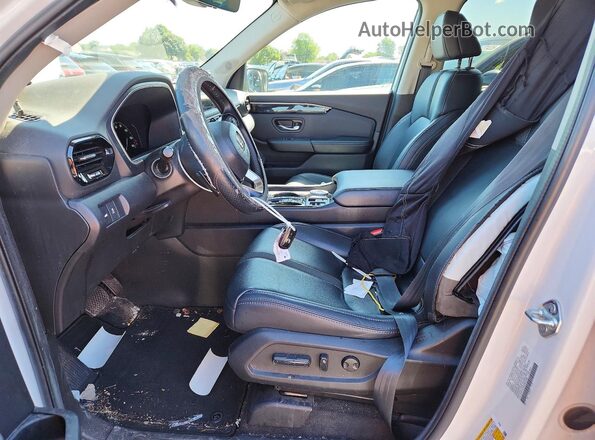 5FNYG1H45PB016699 2023 HONDA PILOT White წინა სალონის ხედი