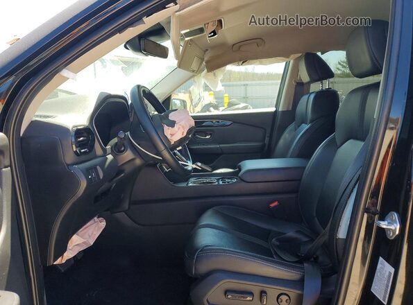 5FNYG1H46PB024231 2023 HONDA PILOT Black Widok wnętrza z przodu