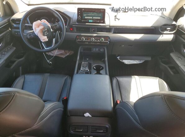 5FNYG1H46PB024231 2023 HONDA PILOT Black Widok deski rozdzielczej