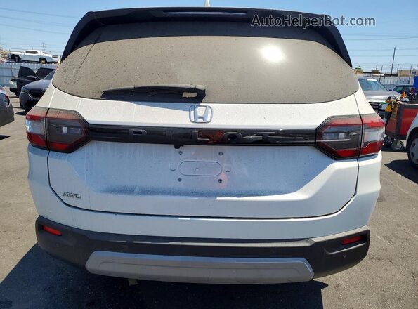 5FNYG1H4XSB106939 2025 HONDA PILOT White Widok z tyłu