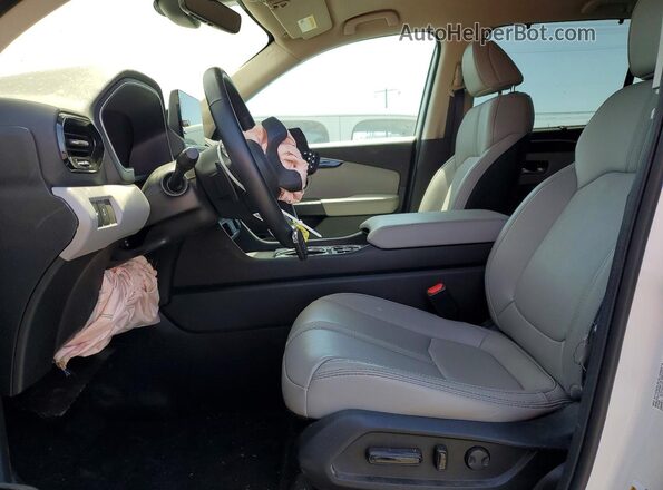 5FNYG1H4XSB106939 2025 HONDA PILOT White Widok wnętrza z przodu
