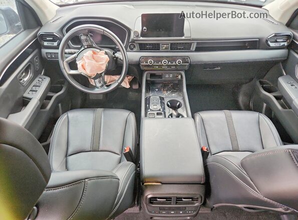5FNYG1H56PB006305 2023 HONDA PILOT Gray Вид панелі приладів