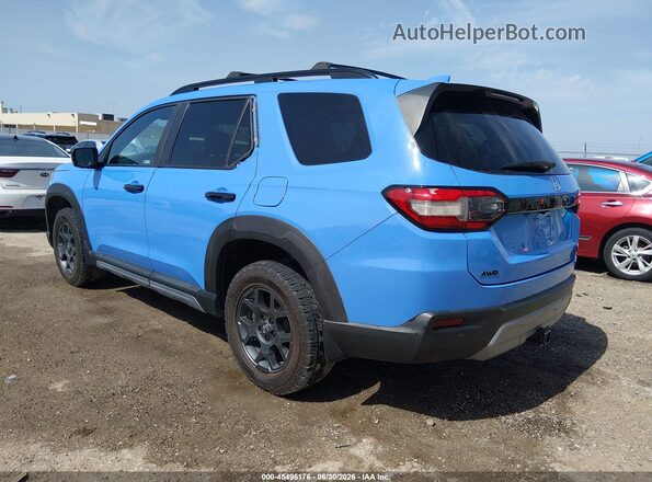 5FNYG1H69PB001091 2023 HONDA PILOT Blue Trasero izquierdo