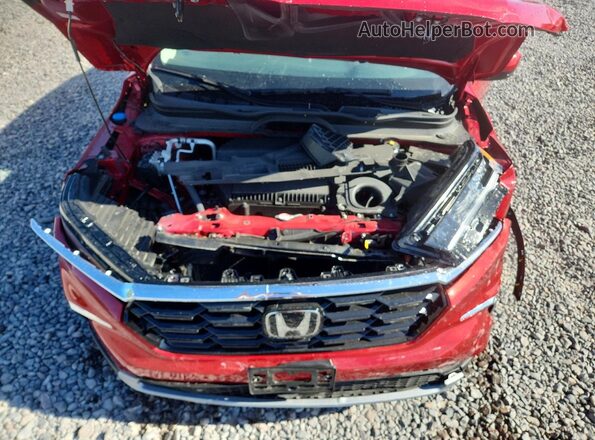 5FNYG1H79SB187166 2025 HONDA PILOT Red ძრავის განყოფილების ხედი