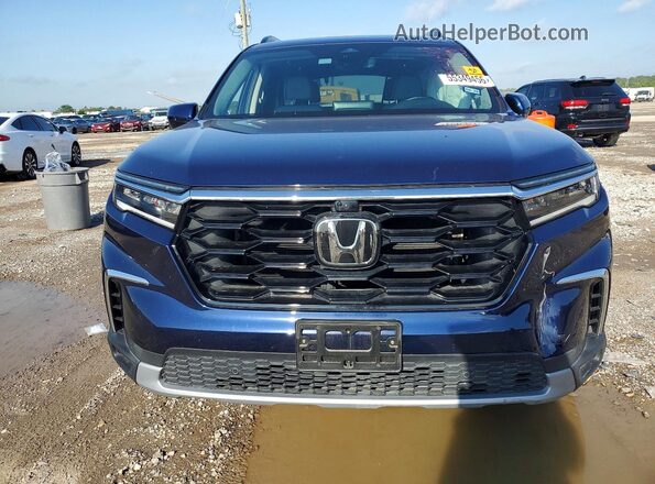5FNYG1H83PB054807 2023 HONDA PILOT Blue Widok wnętrza z tyłu