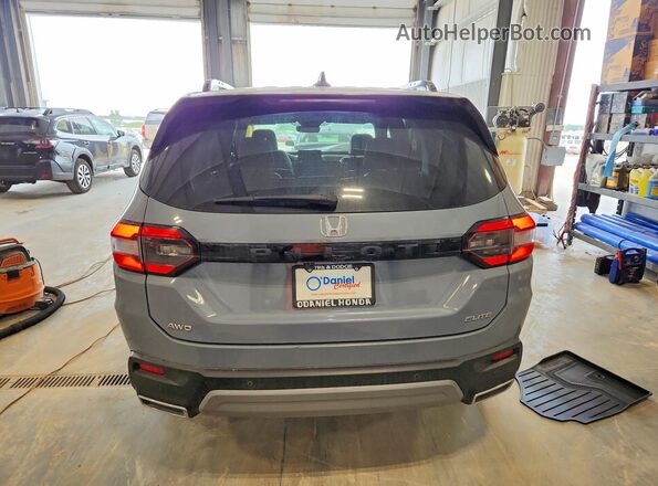 5FNYG1H89PB043049 2023 HONDA PILOT Gray Widok z tyłu