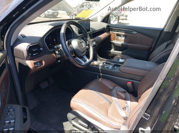5FNYG1H89RB022009 2024 HONDA PILOT Black Front interior view