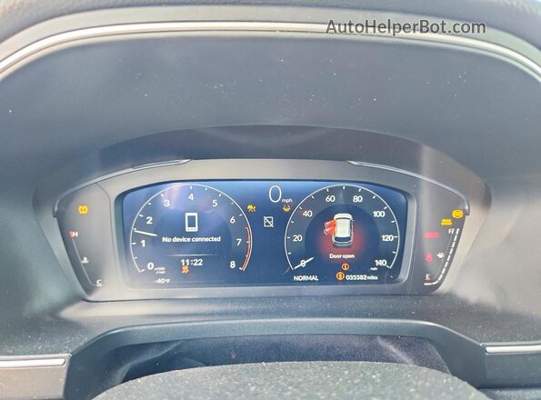 5FNYG1H8XPB038457 2023 HONDA PILOT Gray Սարքավորումների վահանակի տեսք