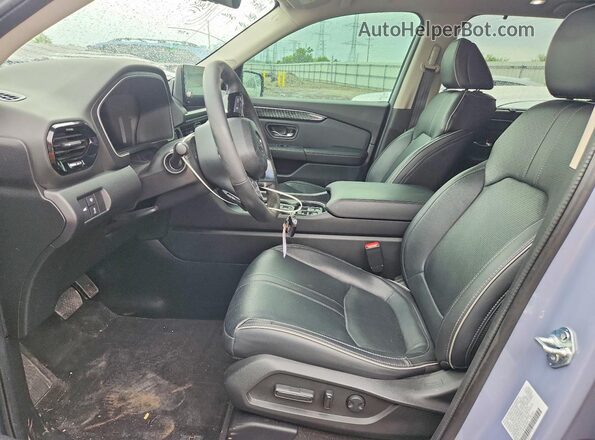 5FNYG1H8XRB028093 2024 HONDA PILOT Blue Widok wnętrza z przodu