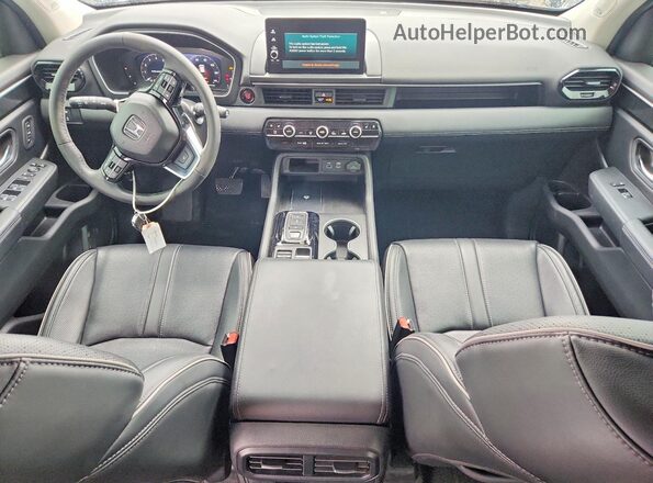 5FNYG1H8XRB028093 2024 HONDA PILOT Blue Widok deski rozdzielczej