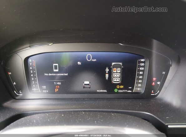 5FNYG1H93SB090868 2025 HONDA PILOT Black Vista de los asientos traseros