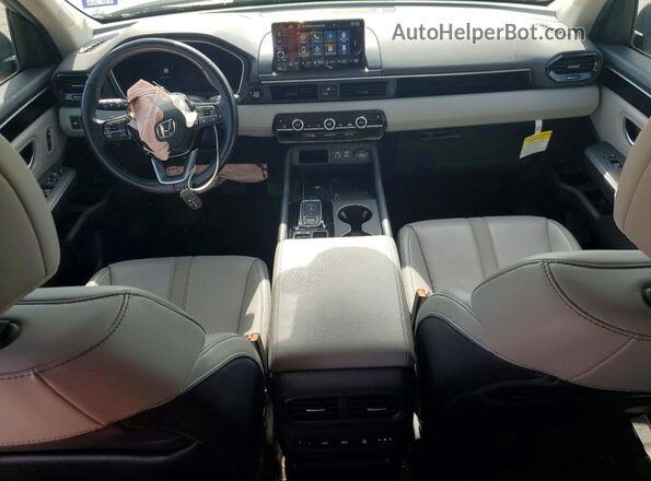 5FNYG2H40SB014079 2025 HONDA PILOT Silver Dashboard view