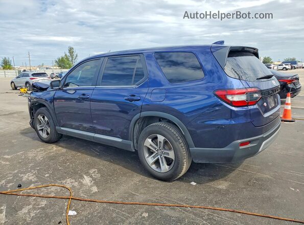 5FNYG2H41RB016398 2024 HONDA PILOT Синий Задняя левая четверть