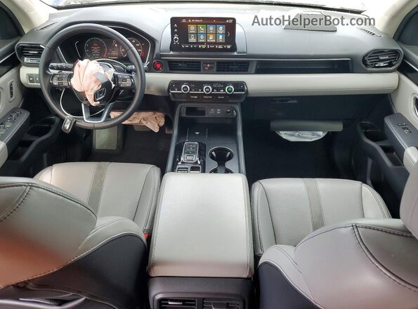 5FNYG2H41RB016398 2024 HONDA PILOT Синий Вид панели приборов
