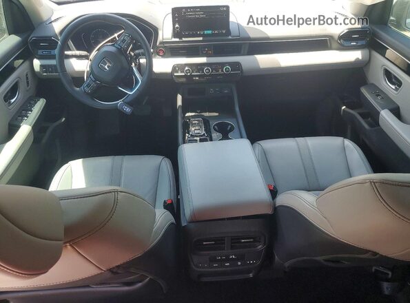 5FNYG2H43SB014657 2025 HONDA PILOT Blue Вид панелі приладів