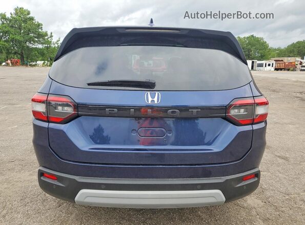 5FNYG2H44SB001982 2025 HONDA PILOT Blue Widok z tyłu