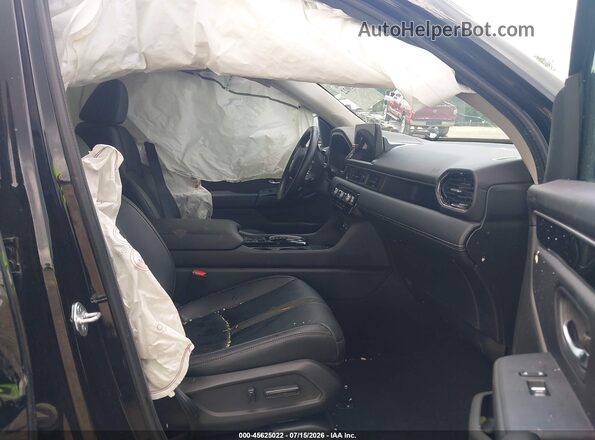 5FNYG2H45PB002050 2023 HONDA PILOT Black წინა სალონის ხედი