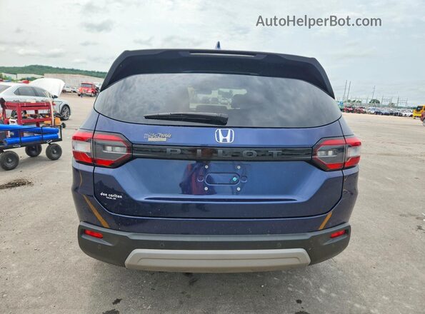 5FNYG2H4XSB031861 2025 HONDA PILOT Синий Вид сзади