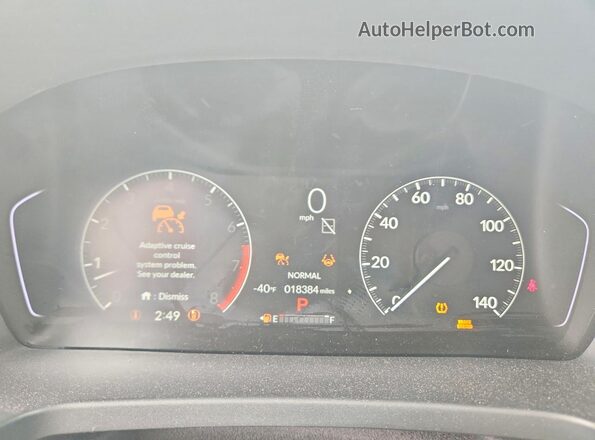 5FNYG2H4XSB031861 2025 HONDA PILOT Синий Вид щитка приборов
