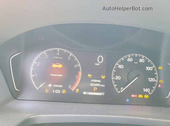 5FNYG2H73SB034191 2025 HONDA PILOT Blue ხელსაწყოთა პანელის ხედი