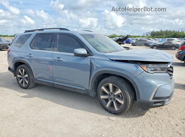 5FNYG2H74SB010532 2025 HONDA PILOT Blue წინა მარჯვენა